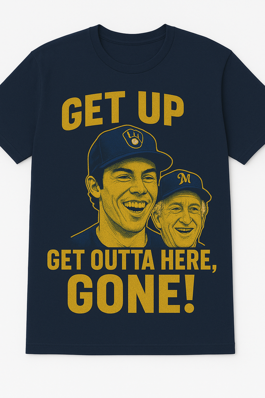 Christian Yelich and Bob Uecker T-Shirt